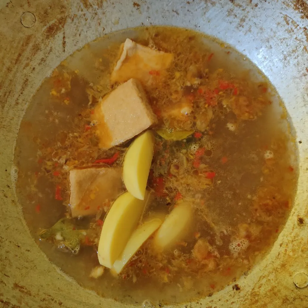Step 4 Terik Tahu Kentang Kacang Panjang