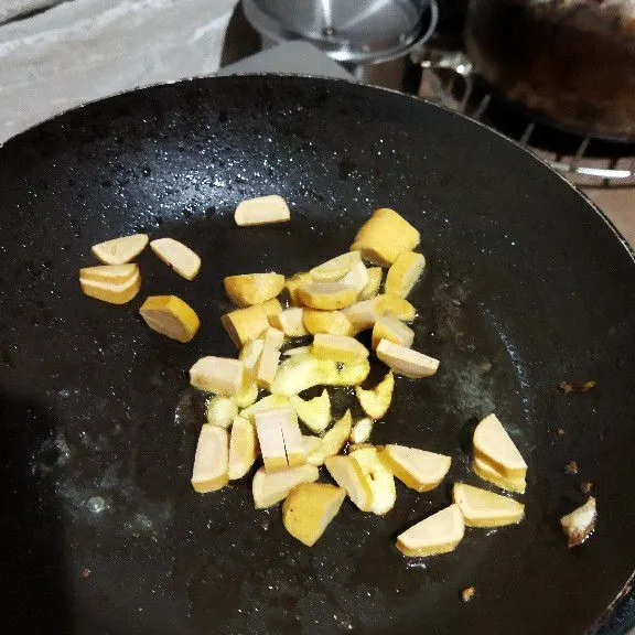 Step 1 Nasi Goreng Panggang Keju