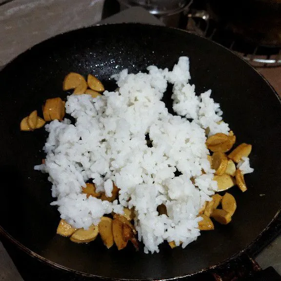Step 2 Nasi Goreng Panggang Keju