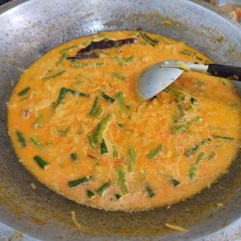 Step 6 Lontong Merah Sayur Labu Siam