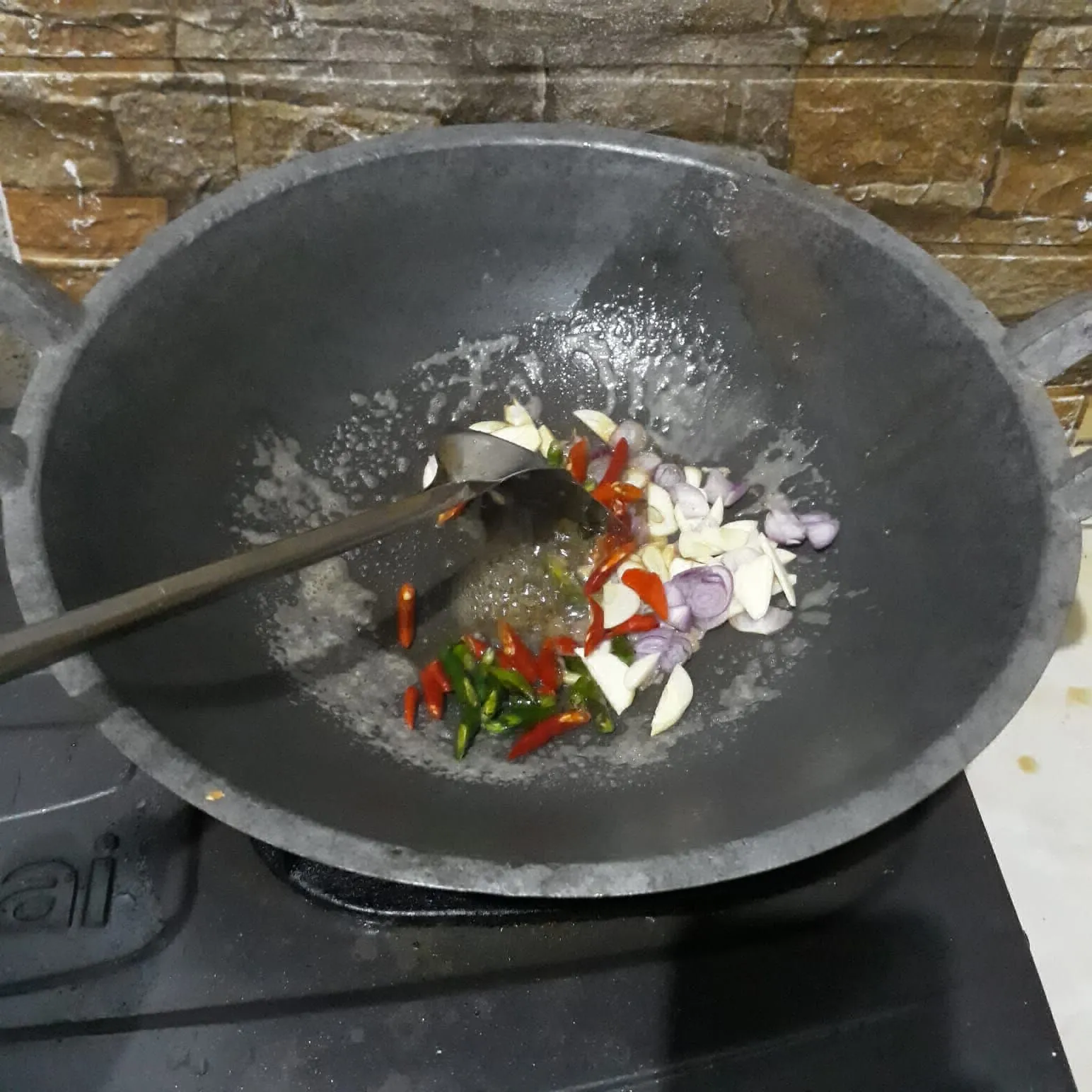 Step 2 Tumis Bakso Labu Siam