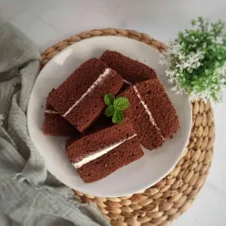 Bolu Kukus Coklat 2 Telur #MENUTANGGALTUA