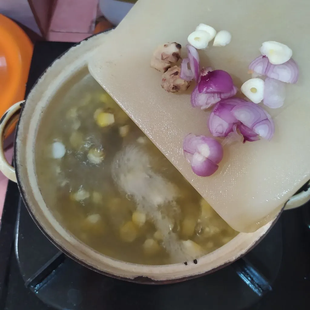 Step 2 Bayam Kelo Kunci