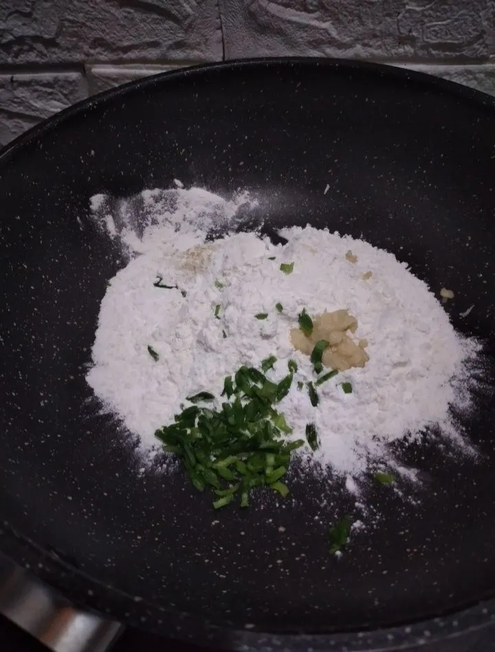 Step 1 Cucur Bawang
