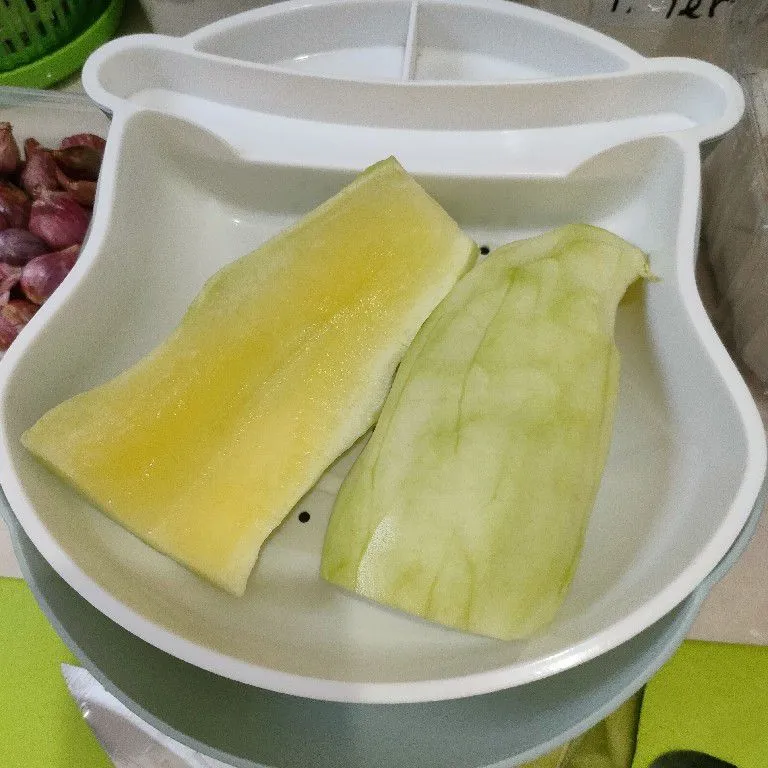 Step 1 Tumis Daging Kulit Semangka
