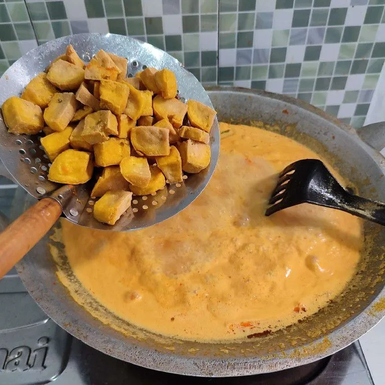 Step 7 Lodeh Labu Siam Tahu dan Wortel