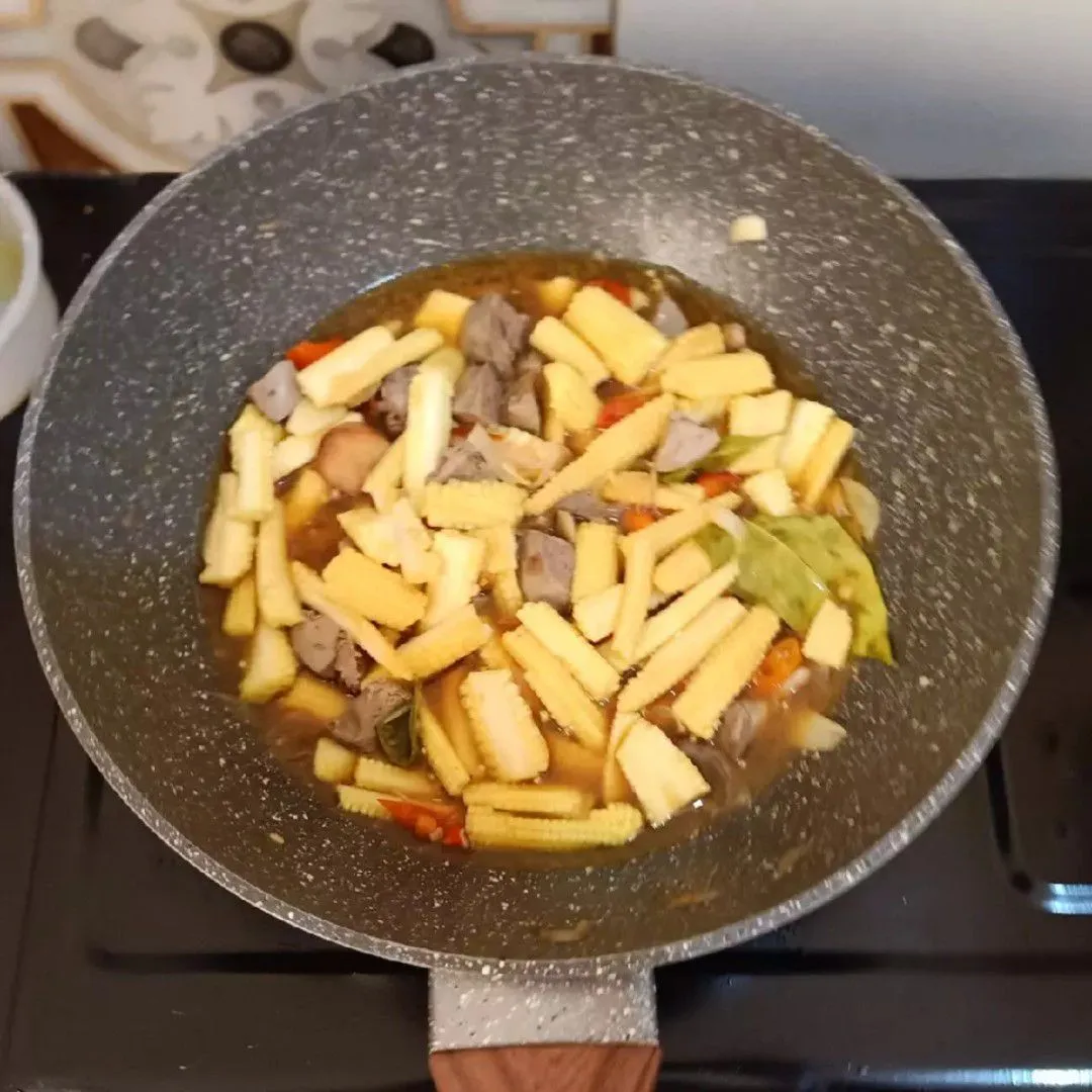 Step 5 Tumis Putren Ati