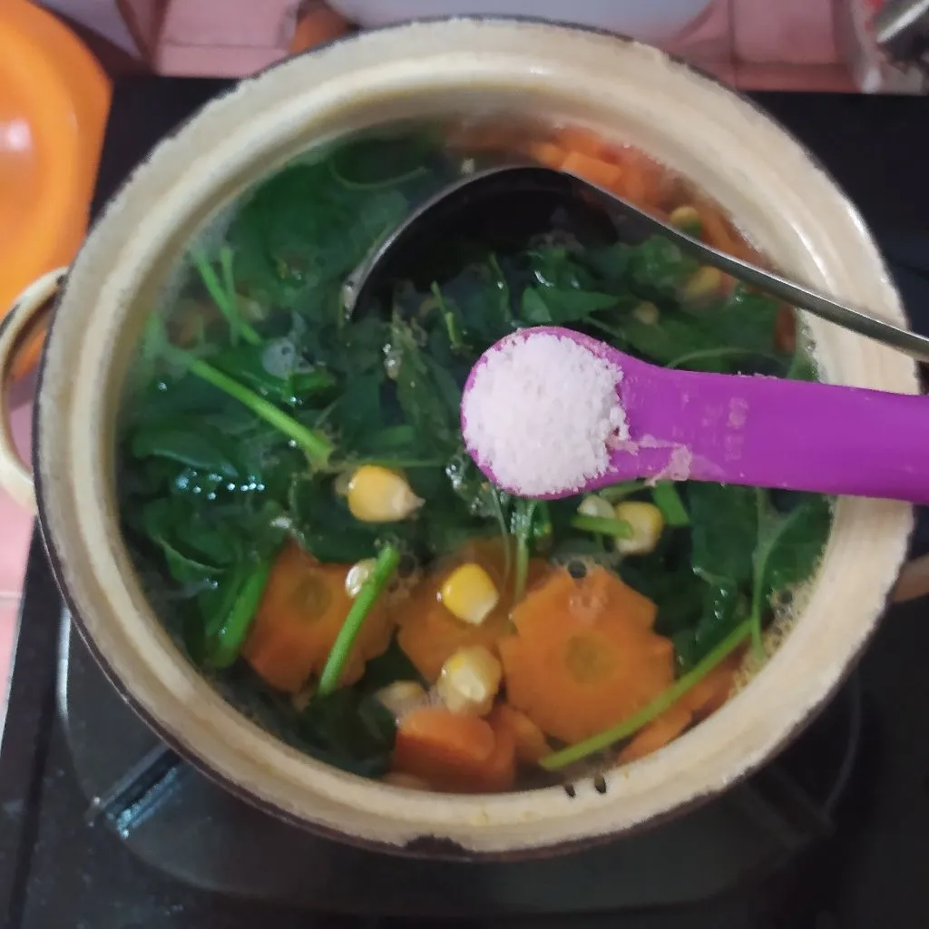 Step 5 Bayam Kelo Kunci