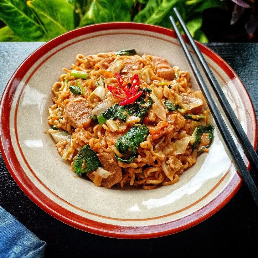 Mie Goreng Rendang Nyemek