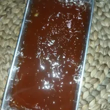 Kemudian tuang ke dalam cetakan yang sudah dioles minyak goreng, diamkan hingga dingin dan mengeras.