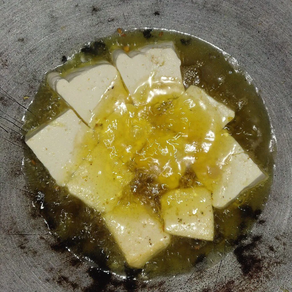 Step 2 Penyet Tahu Sambal Mentah Limau
