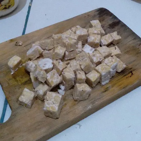 Step 1 Tumis Tempe Buncis