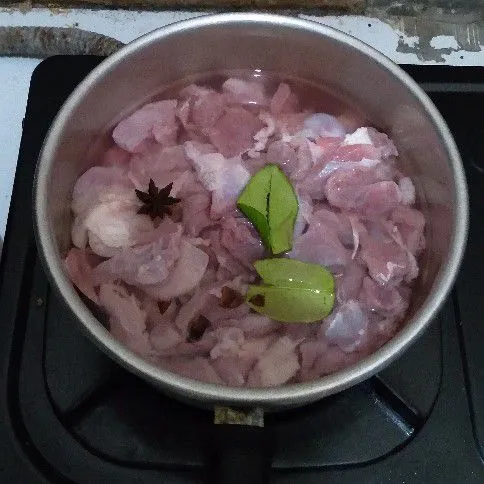 Step 1 Tongseng Kambing