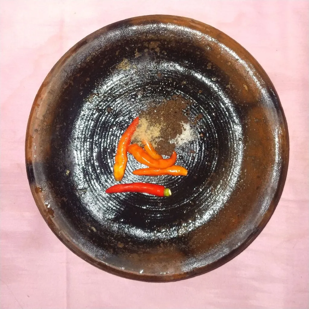 Step 3 Penyet Tahu Sambal Mentah Limau