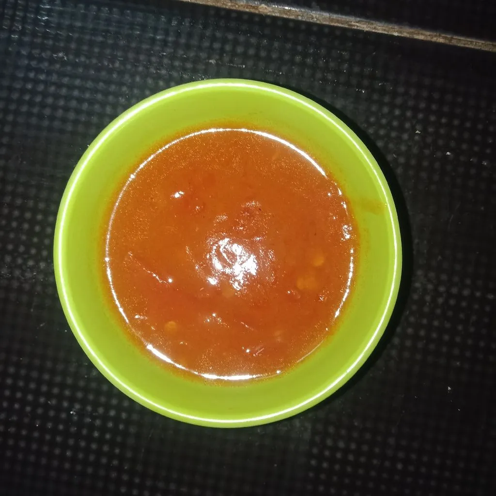 Step 6 telur crispy saus sambal