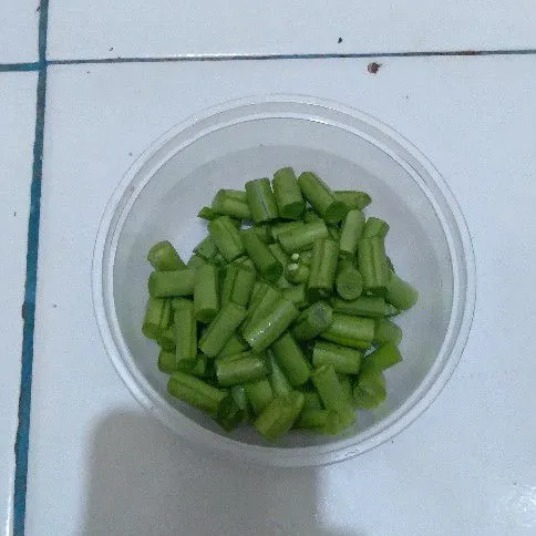 Step 3 Tumis Tempe Buncis