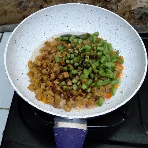 Step 5 Tumis Tempe Buncis
