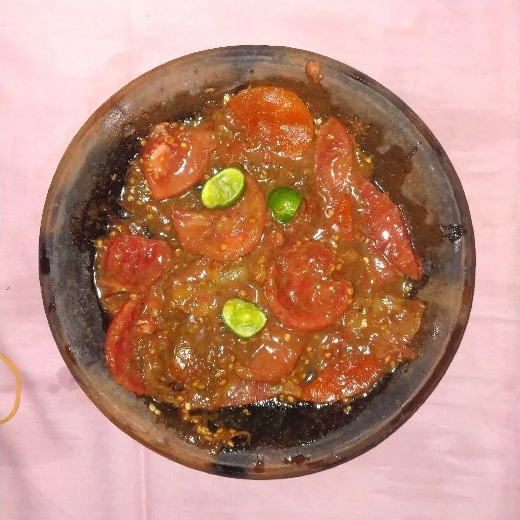 Step 5 Penyet Tahu Sambal Mentah Limau