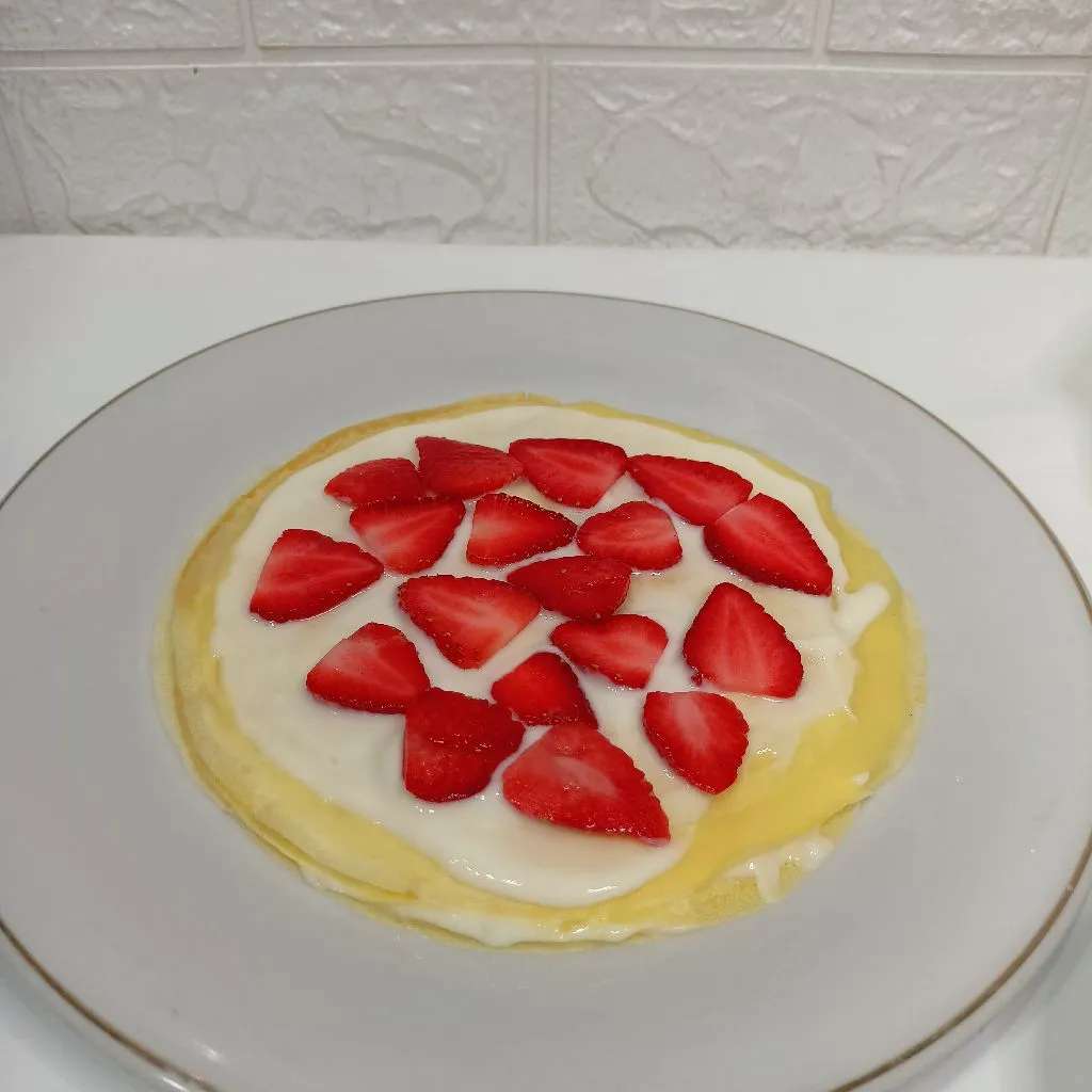 Step 5 Mango Berry Yogurt Mille Crepe