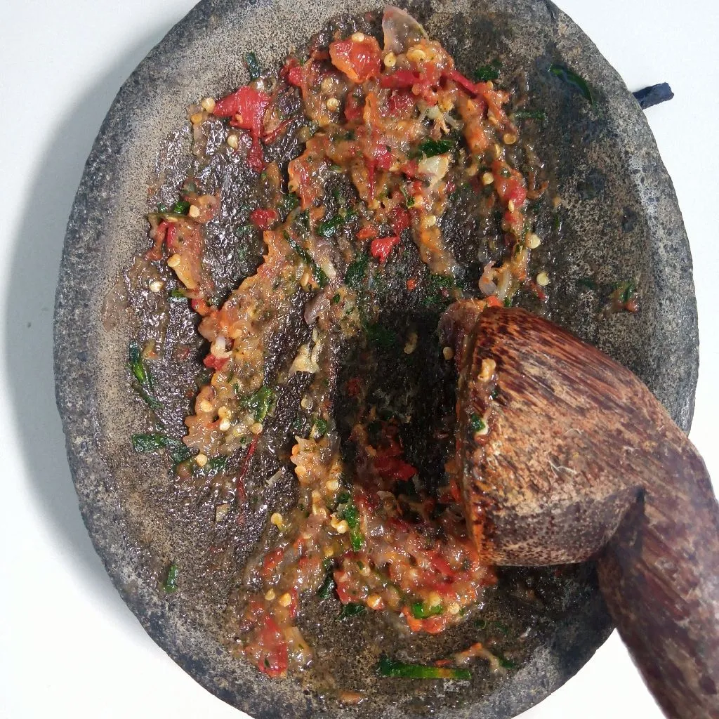 Step 4 Sambal Tempe Daun Jeruk