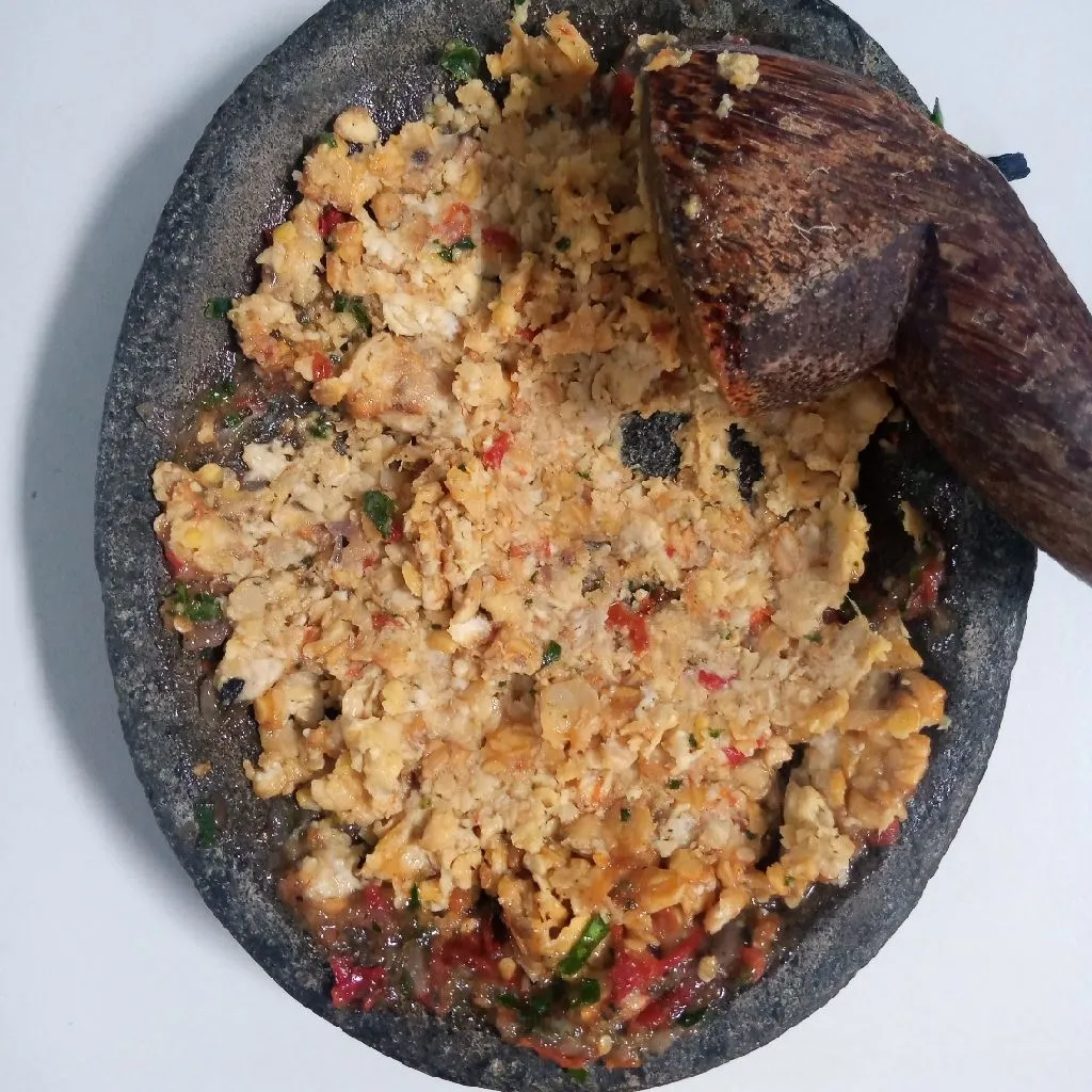 Step 5 Sambal Tempe Daun Jeruk