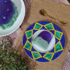 Puding Lapis Lumut Telang #MENUTANGGALTUA