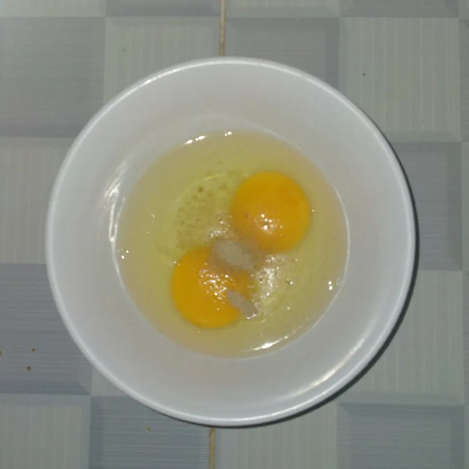 Step 2 Telur Dadar Bakso