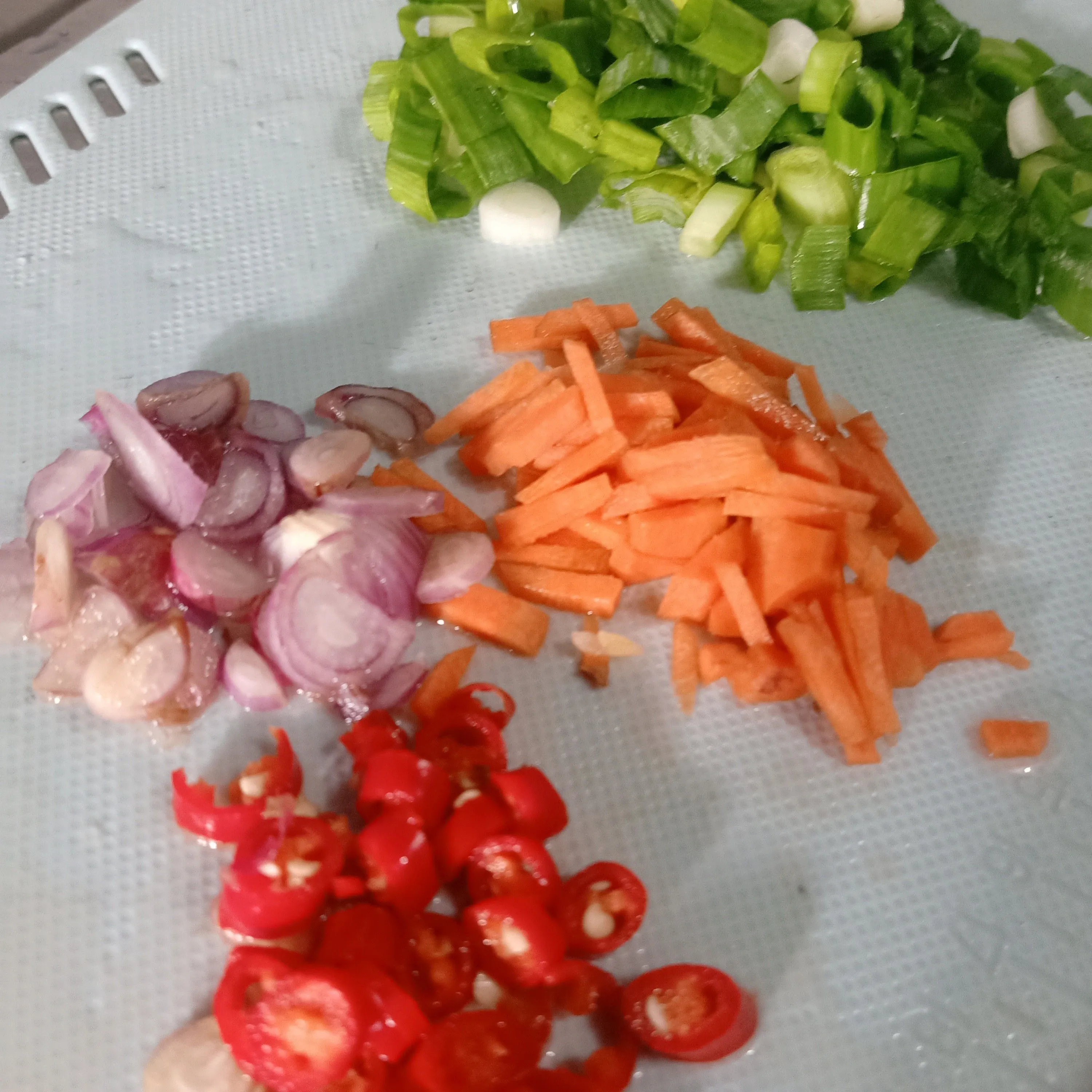 Step 1 Telor dadar