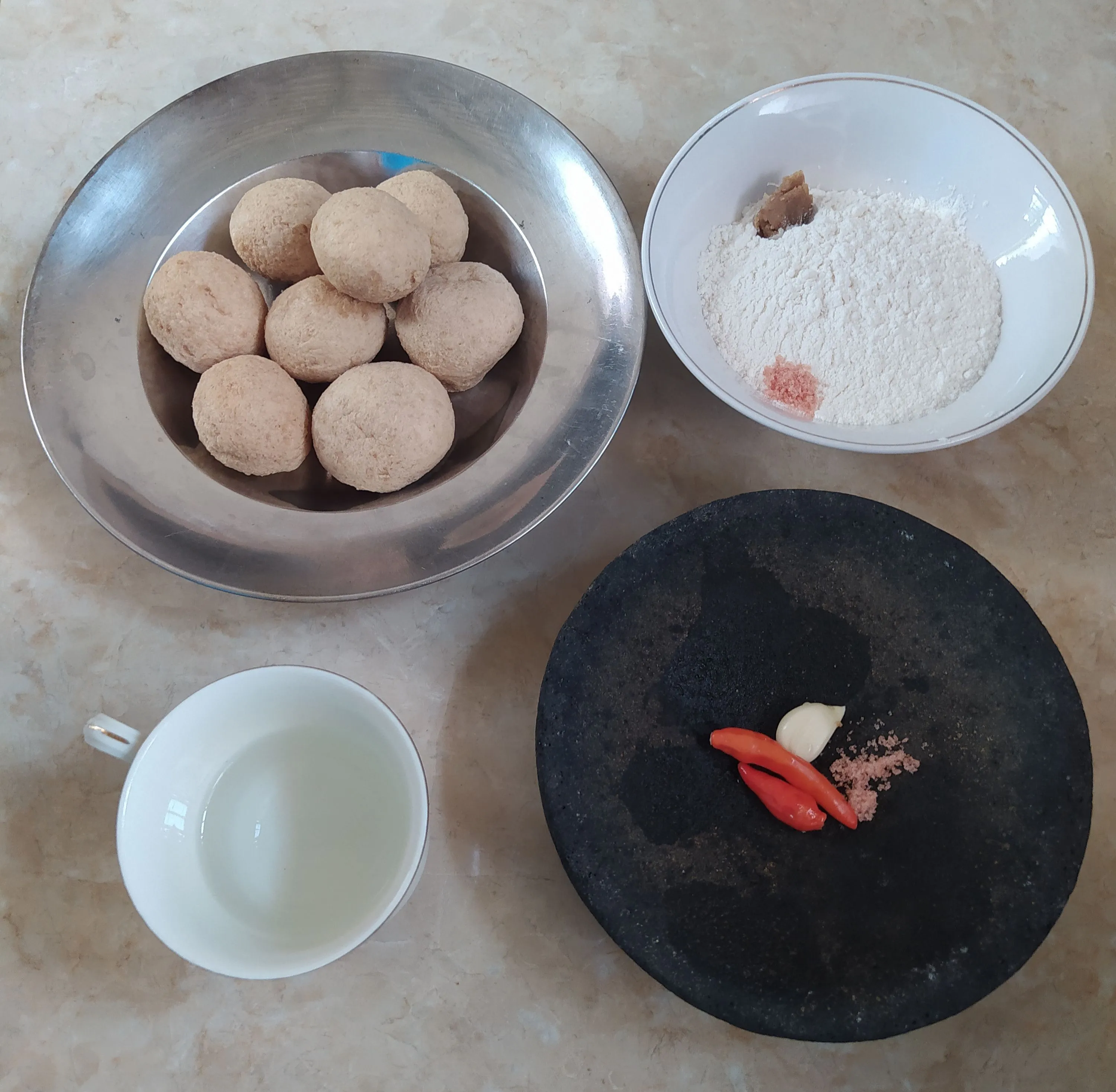 Step 1 Tahu Mercon