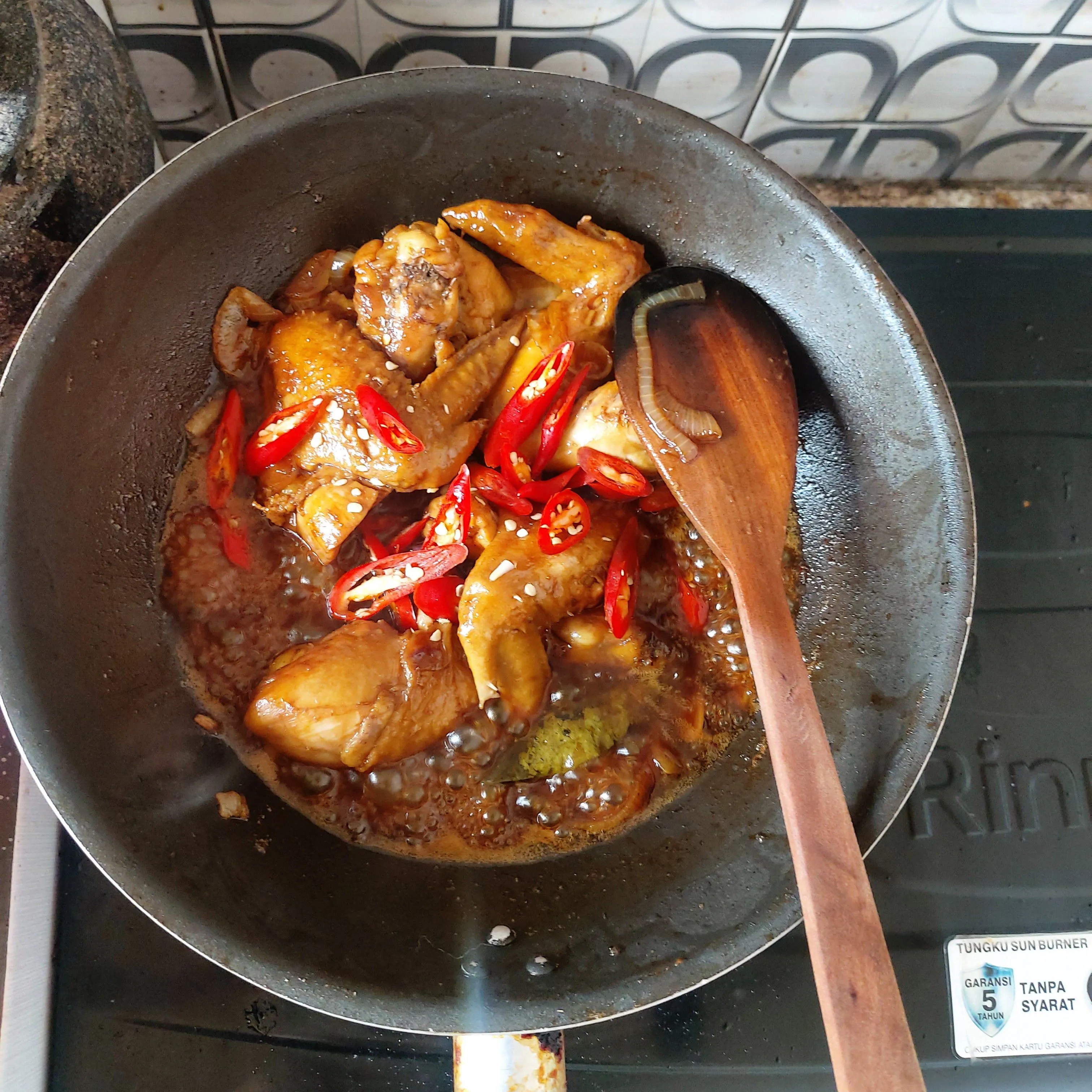 Step 7 Resep ayam kecap pedas manis