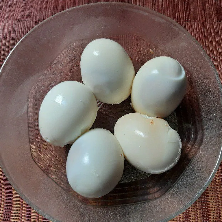 Step 1 Telur Masak Balado
