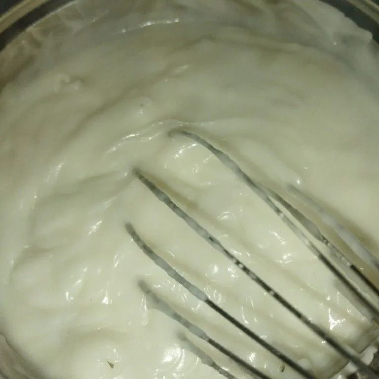 Step 3 Bubur sumsum candil ketan putih