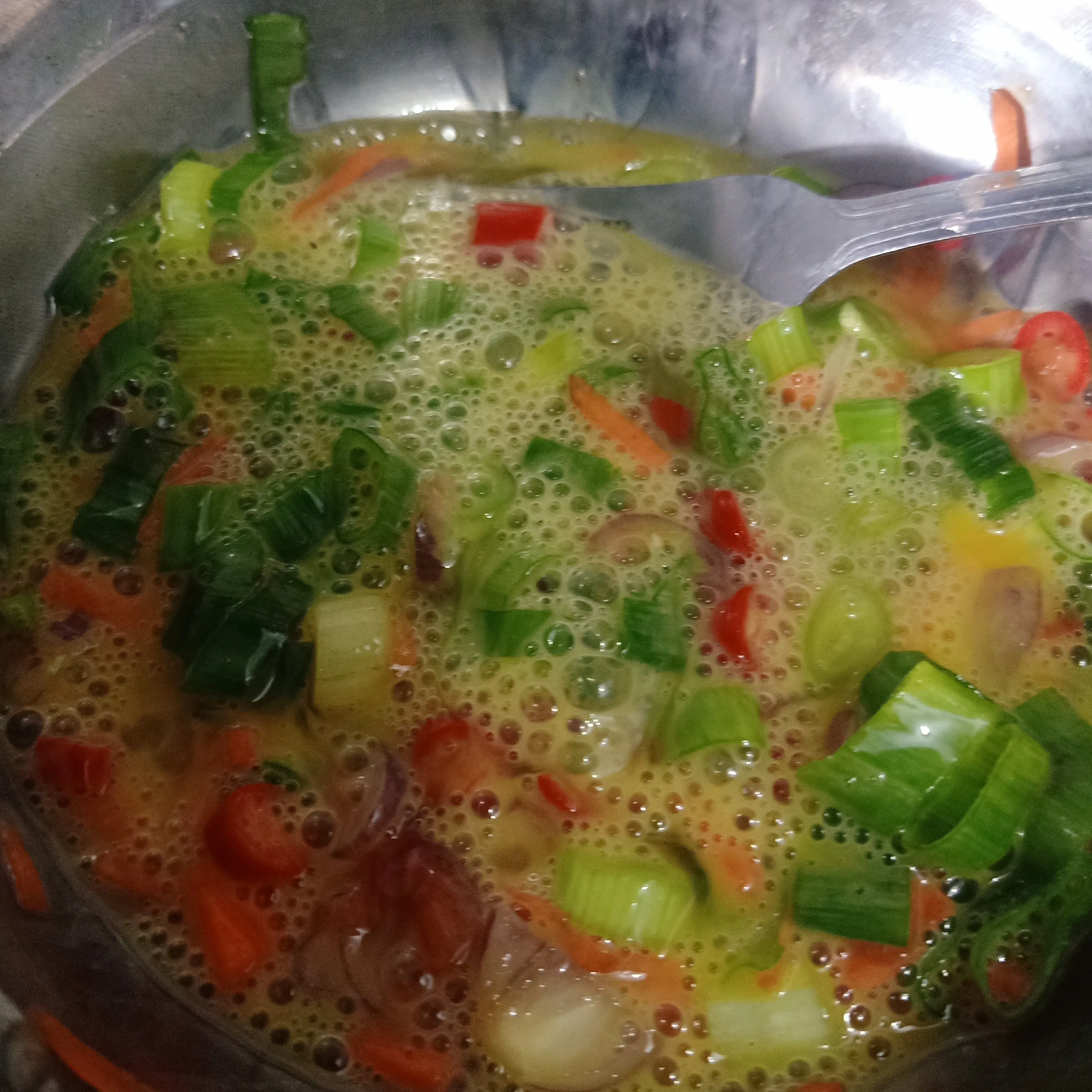 Step 2 Telor dadar