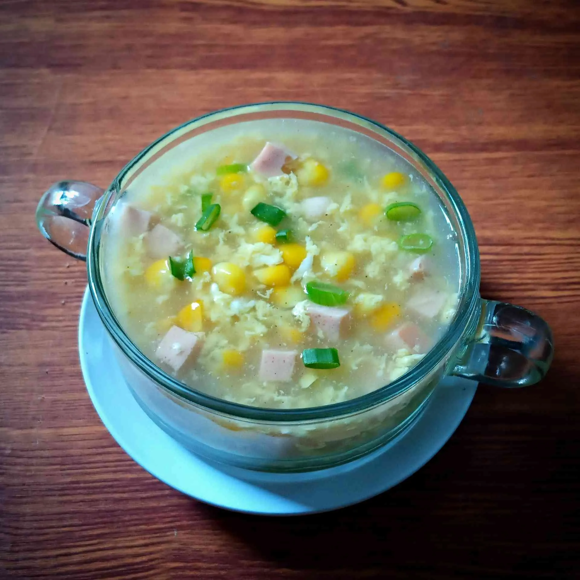 Corn Soup with Sausage