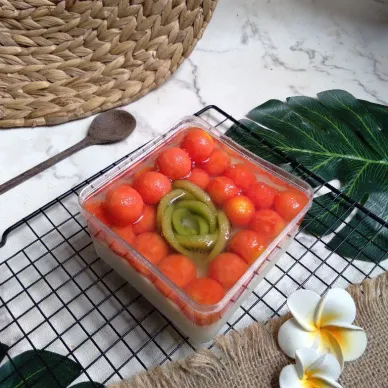 Puding Susu Buah #MENUTANGGALTUA