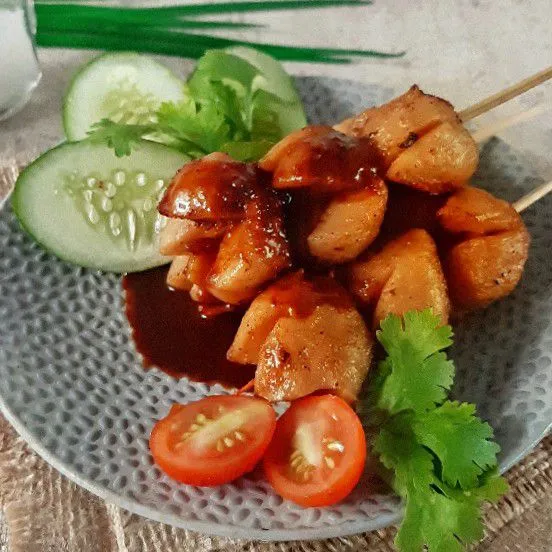 Step 5 Bakso Panggang Bumbu Kari