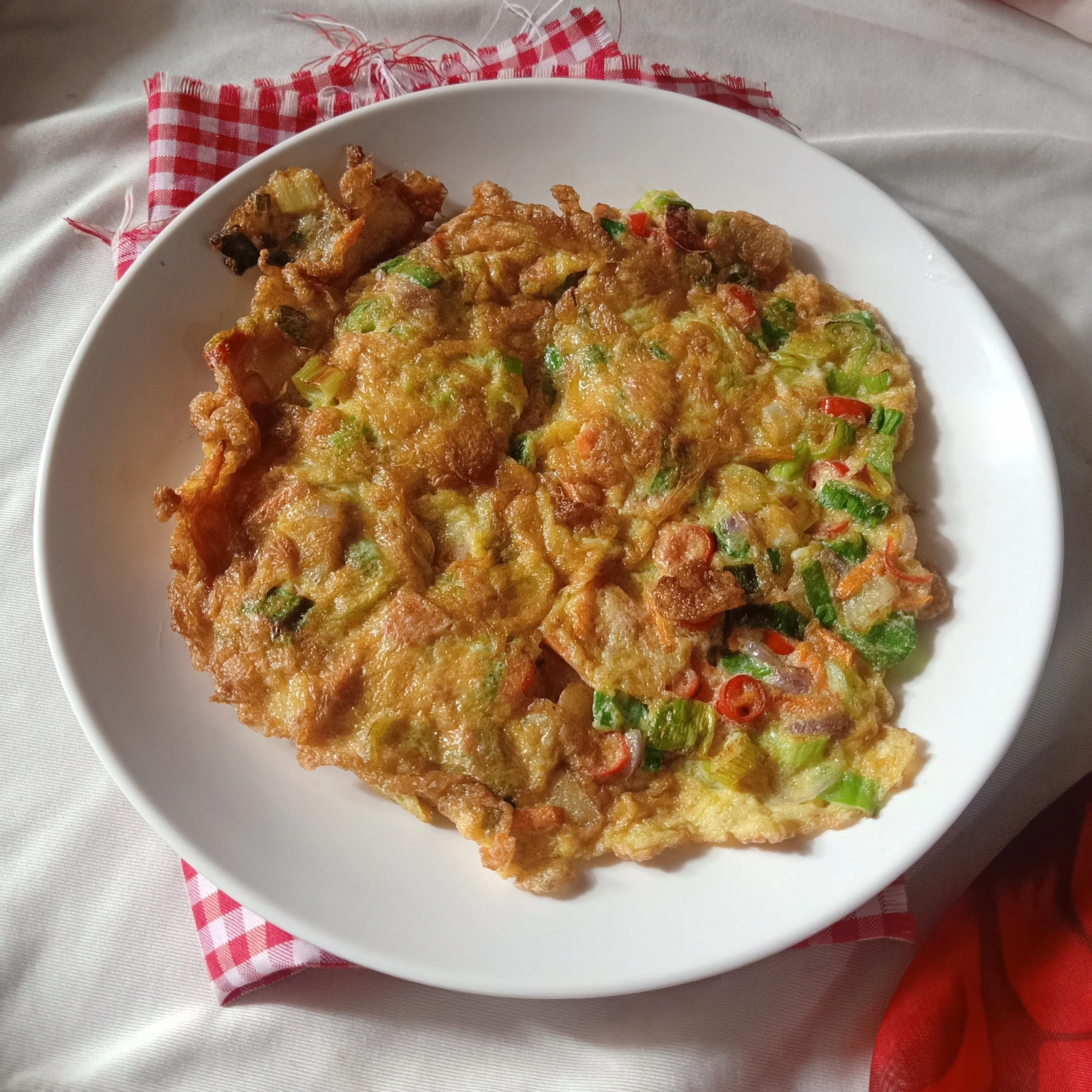 Step 5 Telor dadar