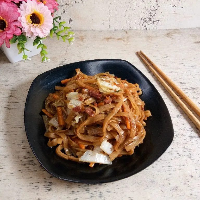Step 7 Kwetiaw Goreng Kornet