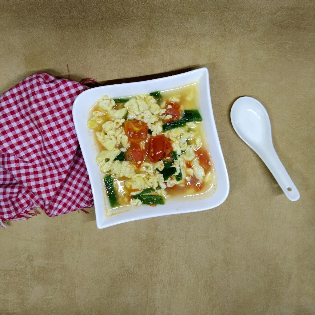 Sup Telur Tomat Tanggal Tua #MENUTANGGALTUA