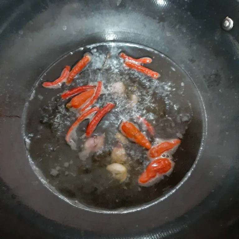 Step 2 Daun Ubi Sambal Asem
