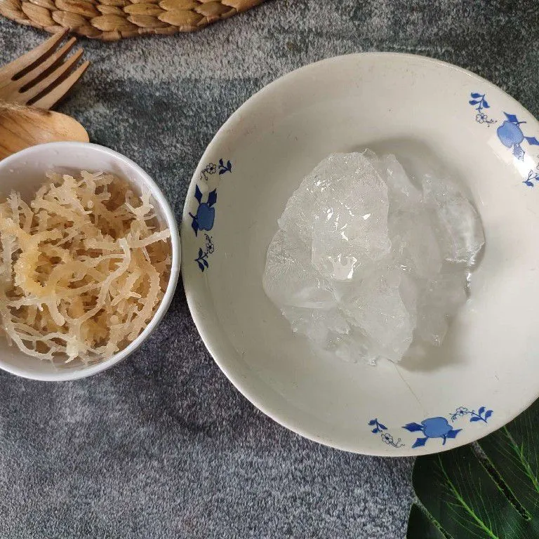 Step 1 Es Roti Rumput Laut
