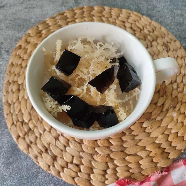 Step 4 Es Rumput Laut Cincau