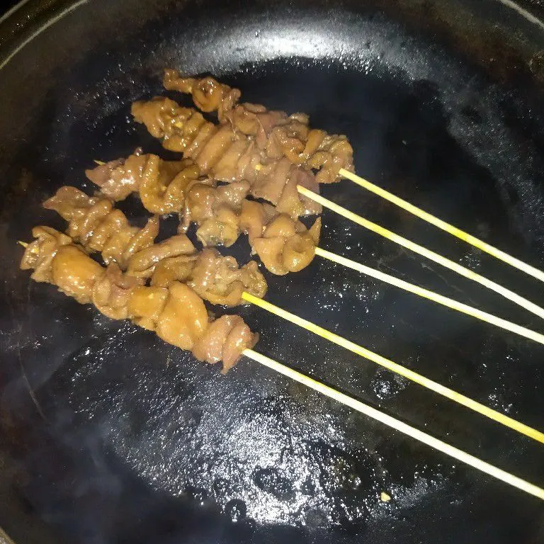 Step 7 Sate Kulit Ayam