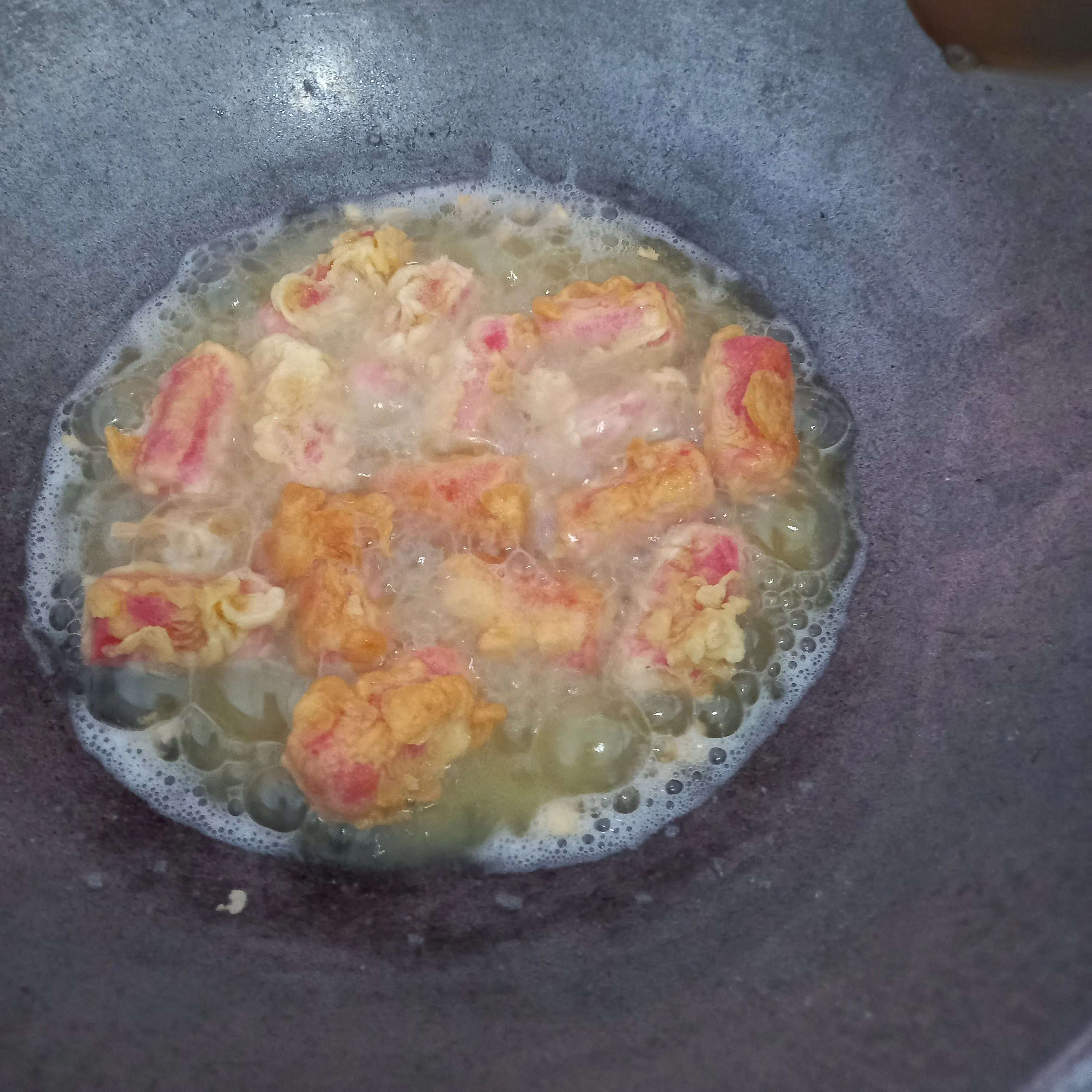 Step 7 Sosis Tepung Asam Manis