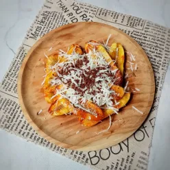 Pisang Karamel Topping Keju Meses #MENUTANGGALTUA
