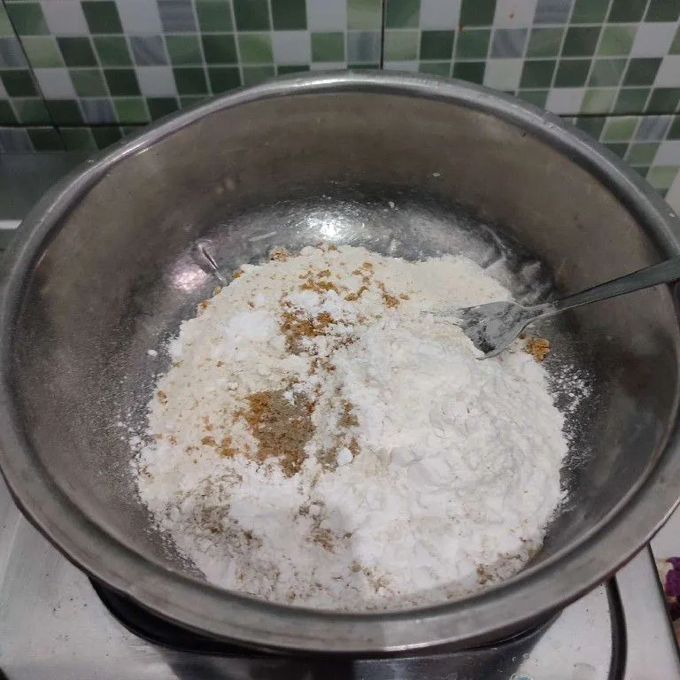 Step 1 Sotong Goreng Soas BBQ