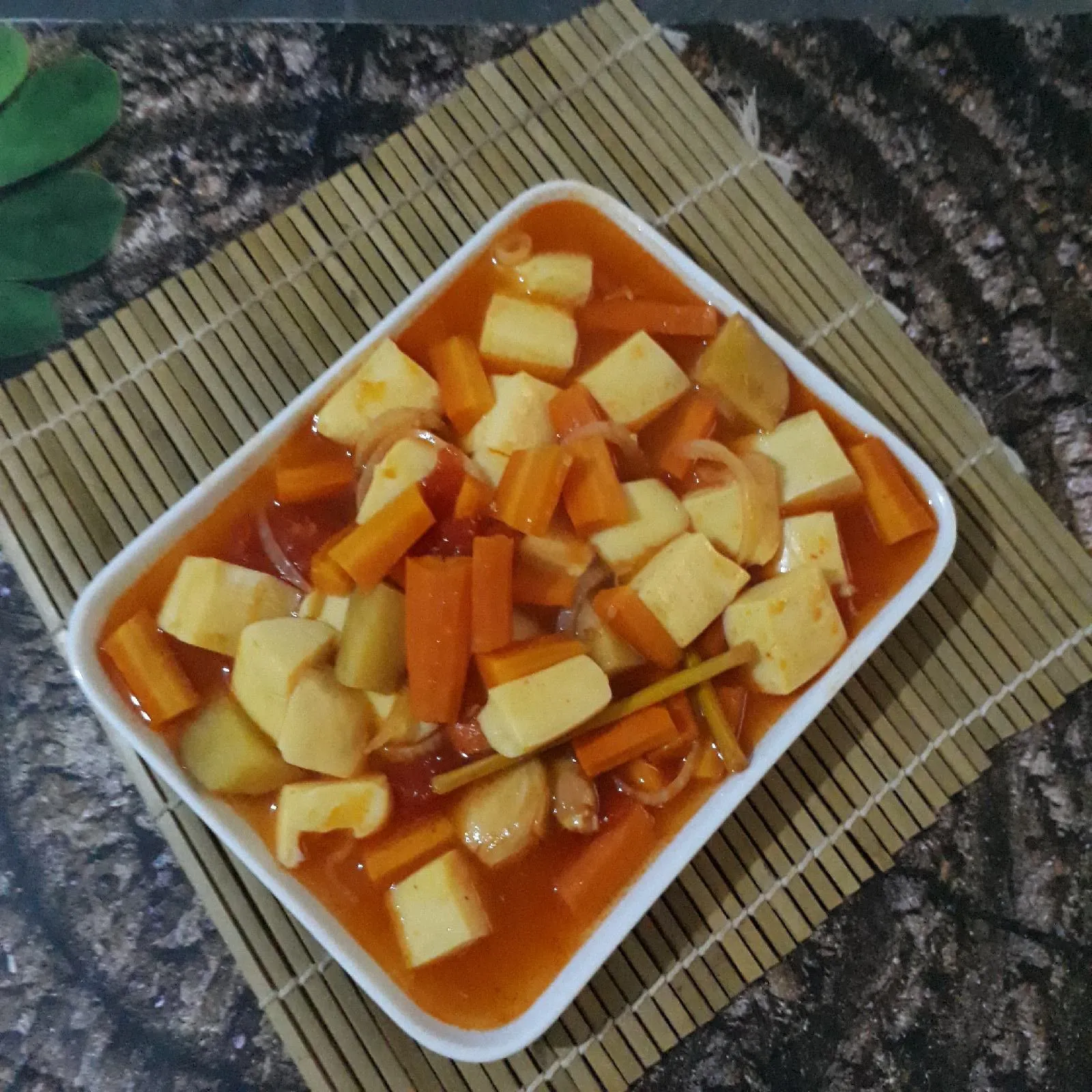 Step 5 Tahu Wortel Asam Manis