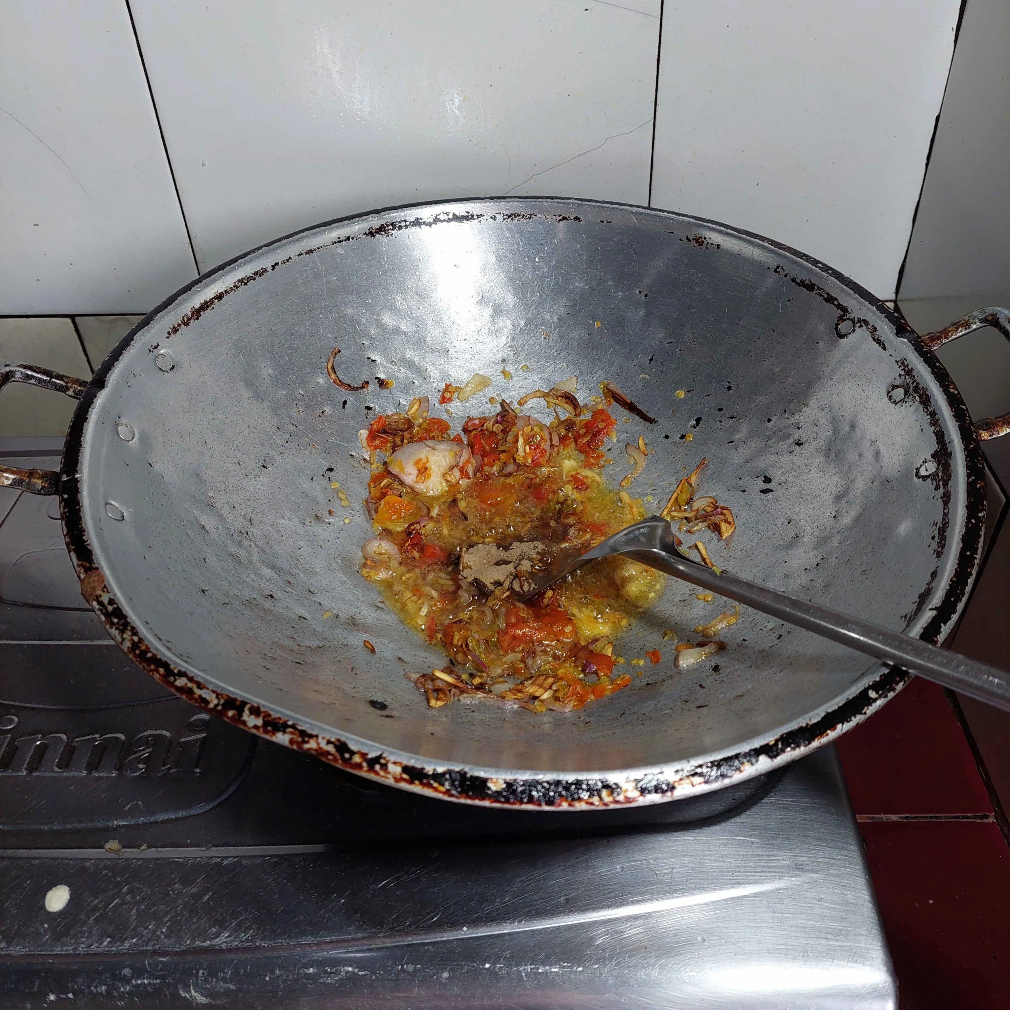 Step 3 Kangkung Belacan