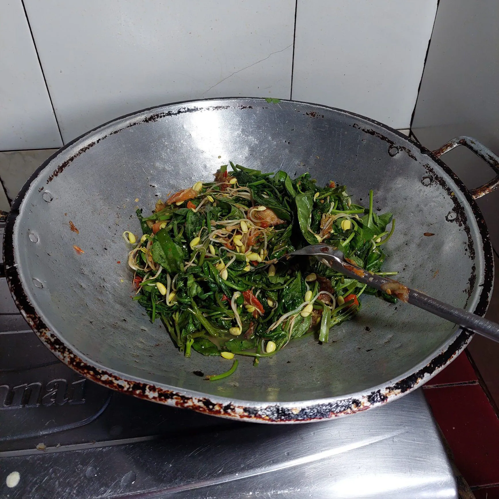 Step 5 Kangkung Belacan