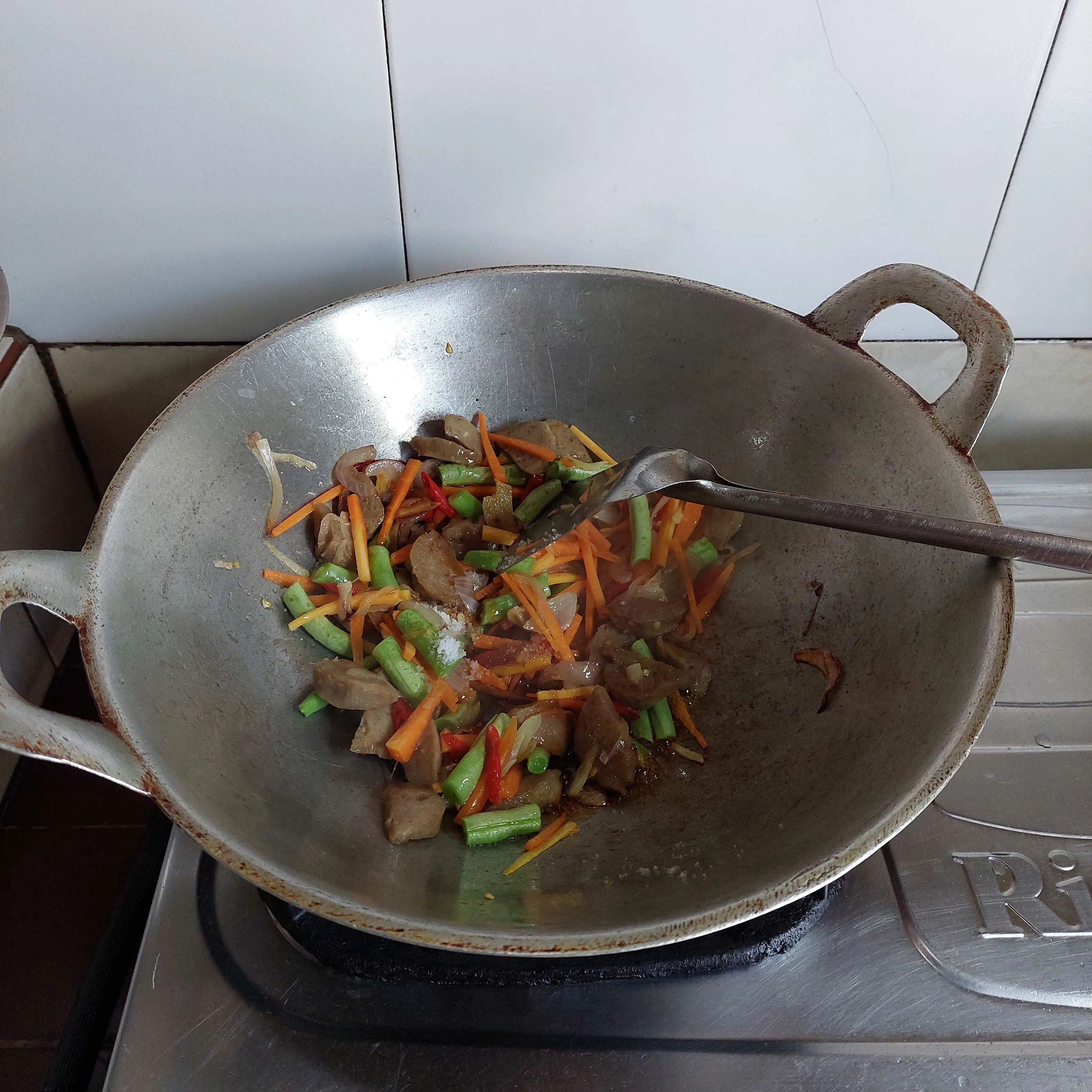 Step 5 Tumis Bakso Dan Sayur